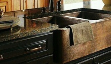 custom copper kitchen sink sale